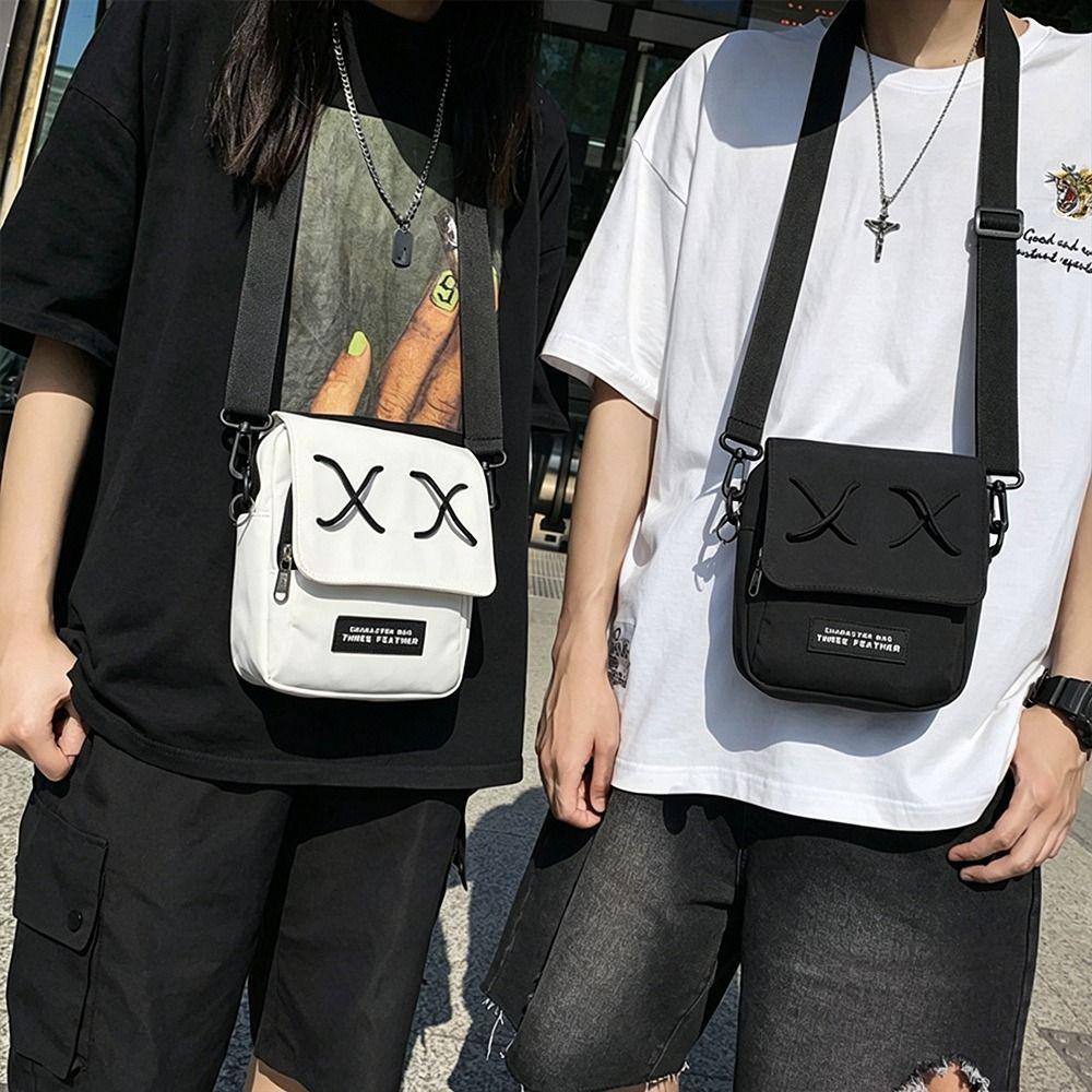 Lightweight Small Men's Messenger Bag Japanese Street Style Portable Sports Backpack Shoulder Bags