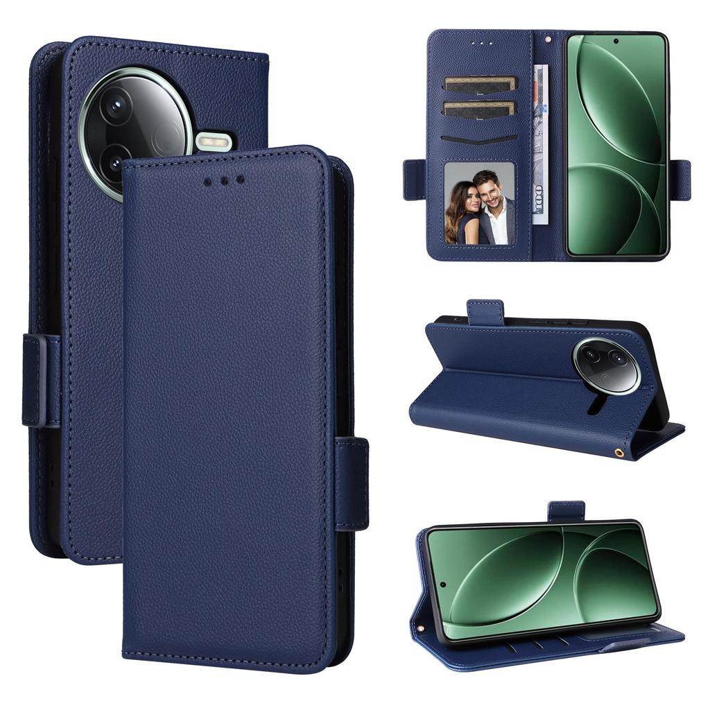 Flip Cover for Xiaomi Poco F7 Ultra PU Leather Full-Body Protection [RFID Blocking] Phone Case