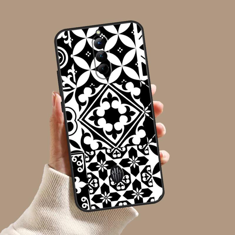 Moroccan Mosai Tile Pattern Case For ZTE Nubia Red Magic 11 9S 8S 8 9 10 10S Pro Plus 6 7 6S 7S Pro 5G 6R 10 Air Cover