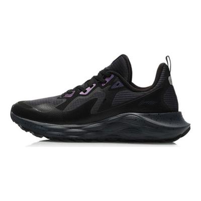 Li Ning Protective Cloud Shock Absorbing Non-Slip Wear-Resistant Low-Top Running Shoes Men Sneakers Black ARHQ143-2