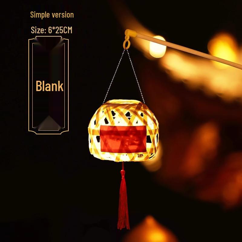 2025 Mid-Autumn Festival Luminous Jellyfish Lantern DIY Kit: Portable Handmade Colored Flower Lantern for Children