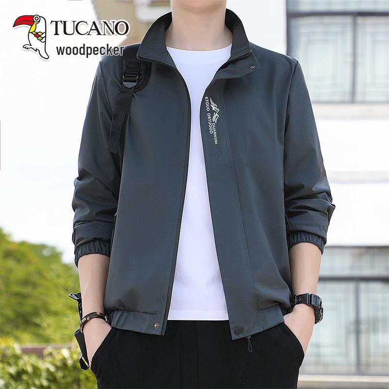 TUCANO Men s Spring Stand Collar Casual Workwear Jacket XL