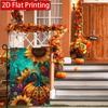 2D Flat - 2D Flat Thanksgiving Welcome Autumn Sunflowers Pumpkin Garden Flag 3 (1)  Outdoor Garden Flag Double-Sided Home Decoration Courtyard Decorat