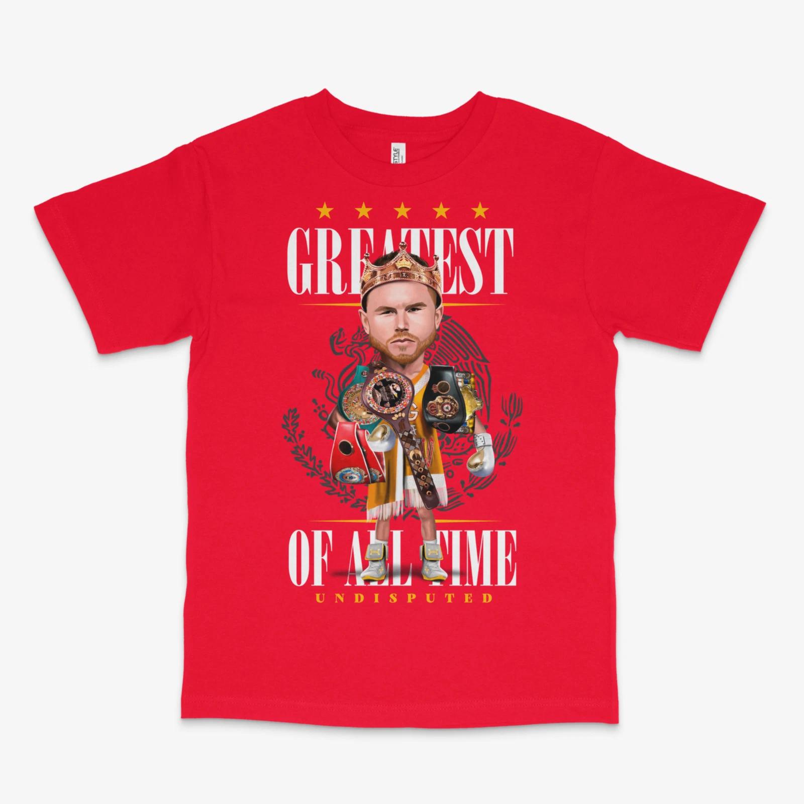 GOAT Canelo Red Tee M