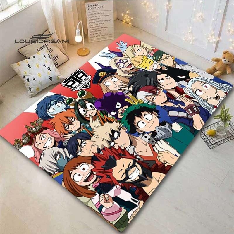 Carpet Living Room My Hero Academia Home Decor Rug Play Mats Decor Bedroom Carpets Child Play Lounge Area Rugs Dining Table Mat