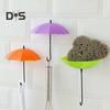 Wandhaken für Regenschirme, Geldbörsen und Schlüssel, einfache Installation, mehrfarbig, vielseitig, selbstklebend, 3D, dekorative Haken zum Aufhängen