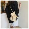 Printing Flower Handbag Korean Style Shoulder Bags Lightweight Plaid Drawstring Bag  Student