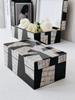 Nordic Minimalist Wooden Jewelry Box & Tissue Tray Decor for Bedroom/Living Room