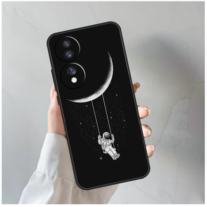 Moon Stars Space Astronaut Phone Case For Honor X8b X9b X8 X9 X6a X7a X8a X9a Honor Magic 6 Pro 5 Lite 50 70 90 Cover