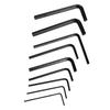 9Pcs Guitar Hex Wrench Metal Hex Key Flat End Instrument Accessory for Repair Maintenance