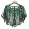 Șal de damă cu mărgele paiete deco pelerina de seară acoperire rochie de mireasă șal