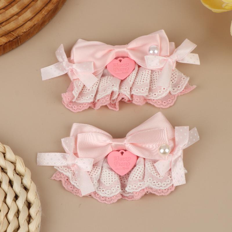 Sweet Multi-layer Bow Lace Hair Clip 1/2Pcs Elegant Lolita Style Hair Accessories for Women