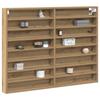 1 Piece wall mounted storage shelf display case, ideal for living room, bedroom, office decoration, 100x8.5x75 cm