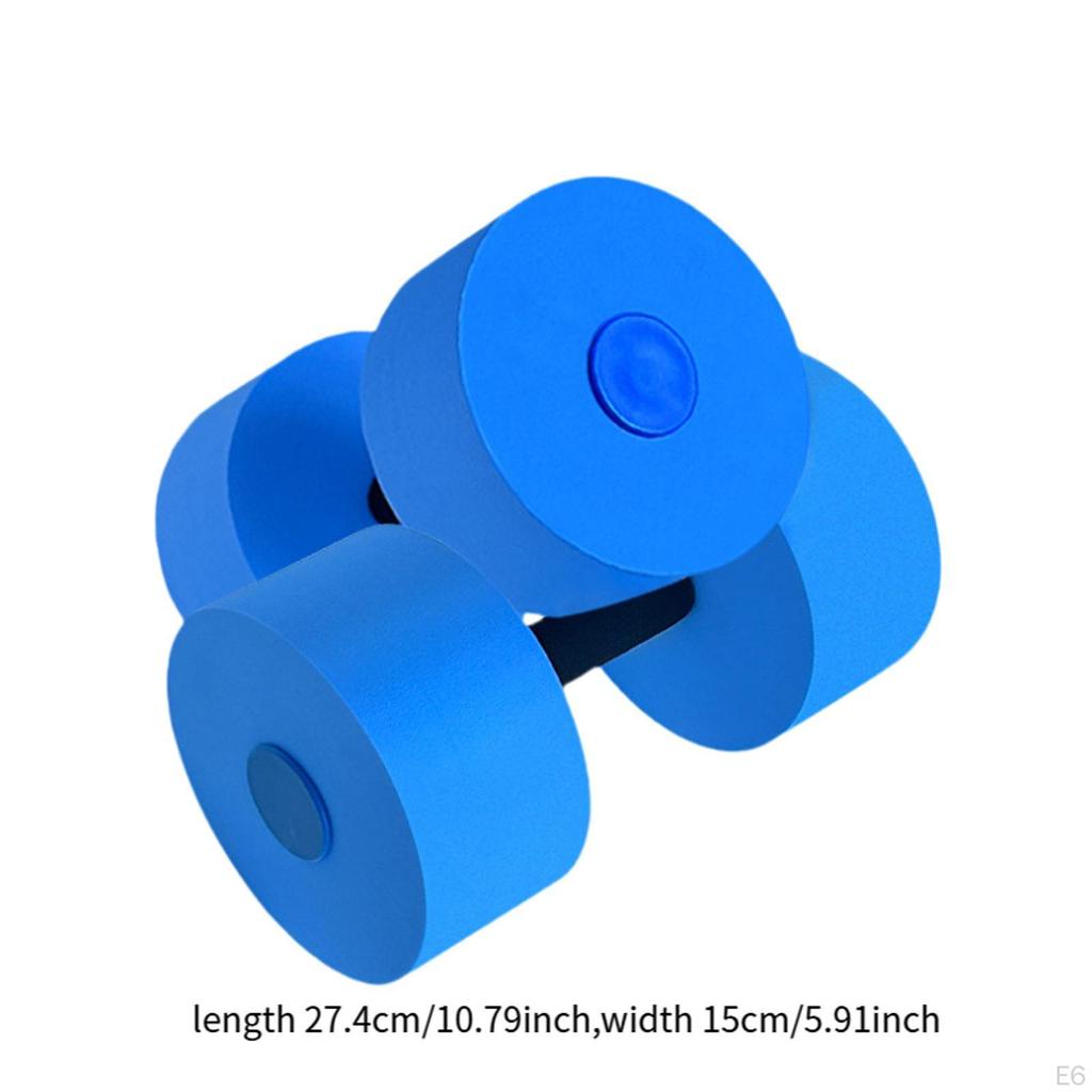 Aquatic Exercise Dumbbells EVA Float Dumbbell Lightweight Adults, Professional, Water Aerobic