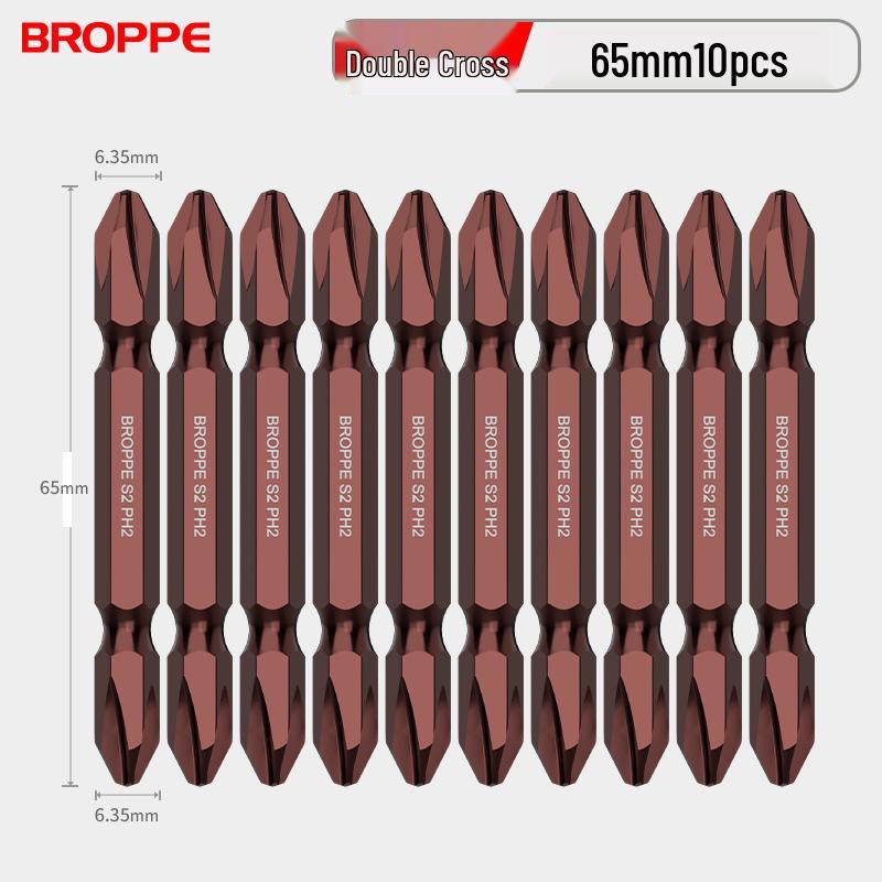 Double-Ended Strong Magnetic Screwdriver Bit Set with Phillips & Flathead Tips