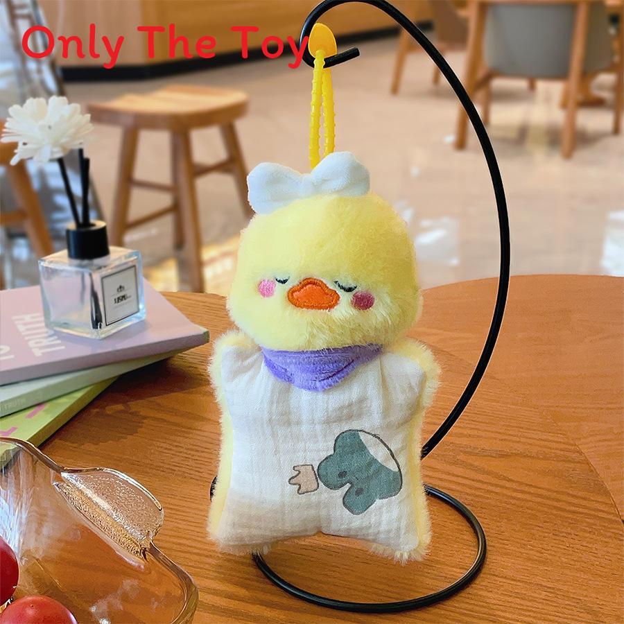 

Cute Animal Plush Wrist Rest Pad With Keychain For Office And Desk Decor Duck