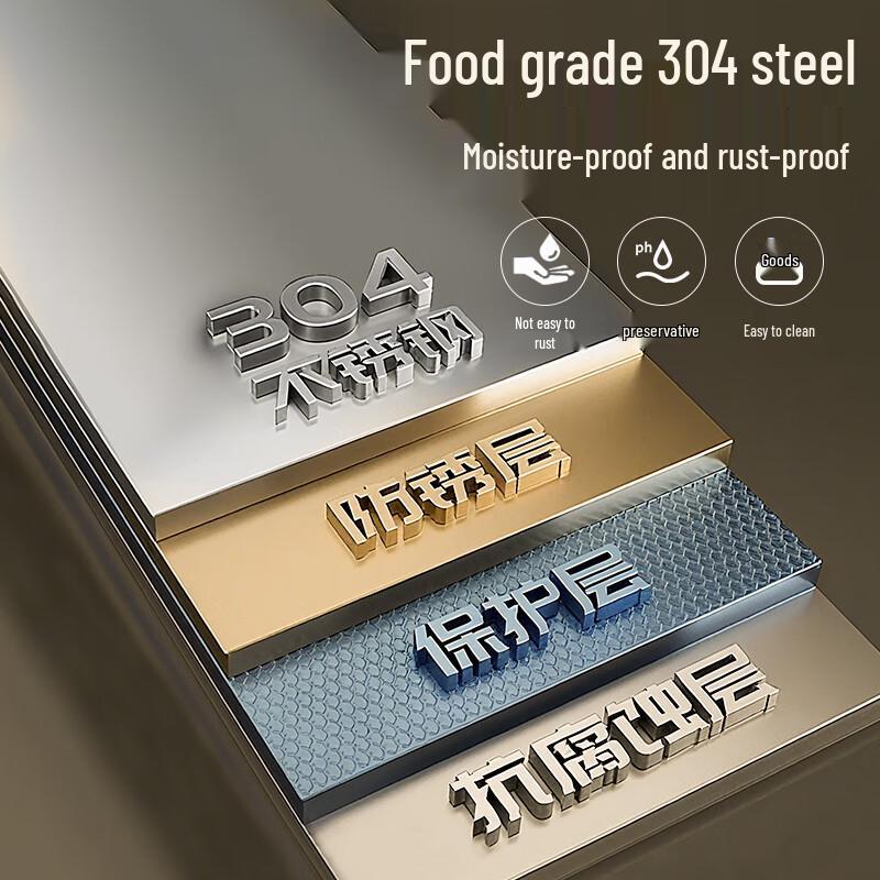 maxcook 304 Stainless Steel Pot Lid & Cutting Board Holder