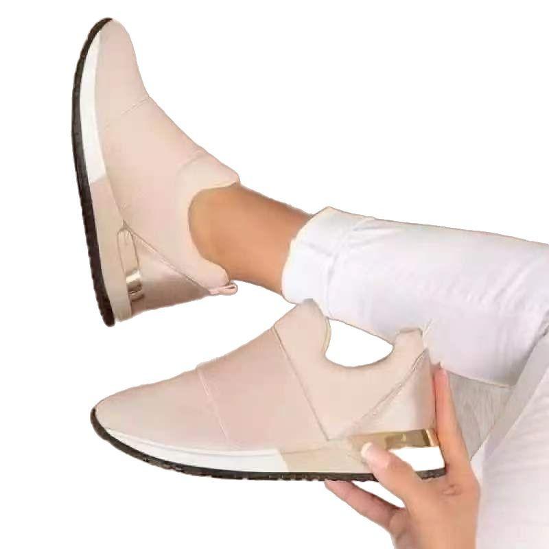 2021 European and American Foreign Trade Spring and Autumn Breathable Mesh Sports Casual Shoes One Pedal Large Size Single Shoes Sneakers