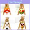 Pizza Tower Keychain Durable Plastic Pepper Pizza And Chef Pendant