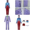 Jojos Bizarre Adventure Kira Yoshikage Guido Mista Cosplay Kostüm mit atmungsaktivem Material für Anime-Fans