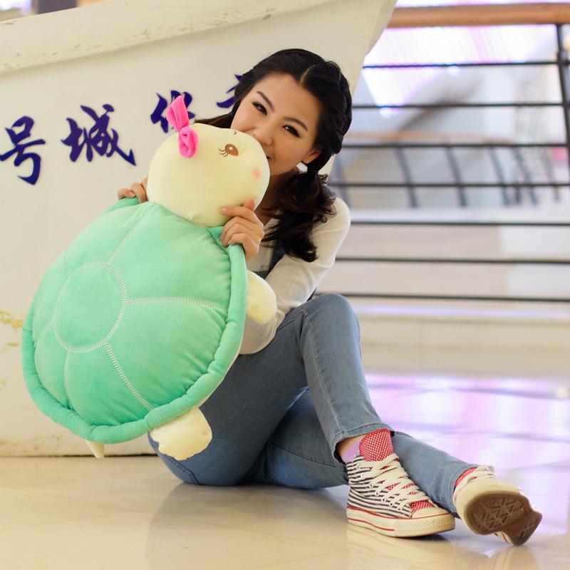 Cute Soft Couple Turtle Throw Pillow Plush Toy Doll Little Turtle Doll Girl Company Soothing Doll
