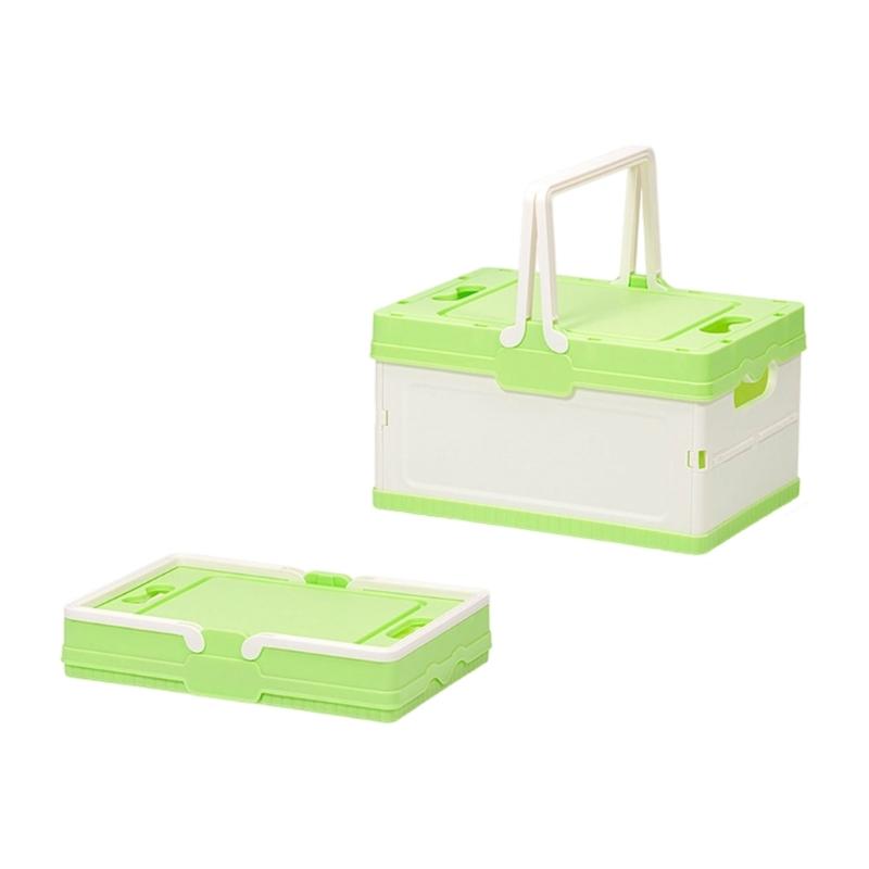Waterproof Folding Container with Lid for Camping Home Use Outdoor Gear Storage Organiser for Small Spaces