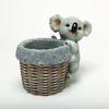 Koala Eyeglass & Pen Holder: Creative Resin Animal Figurine Gift