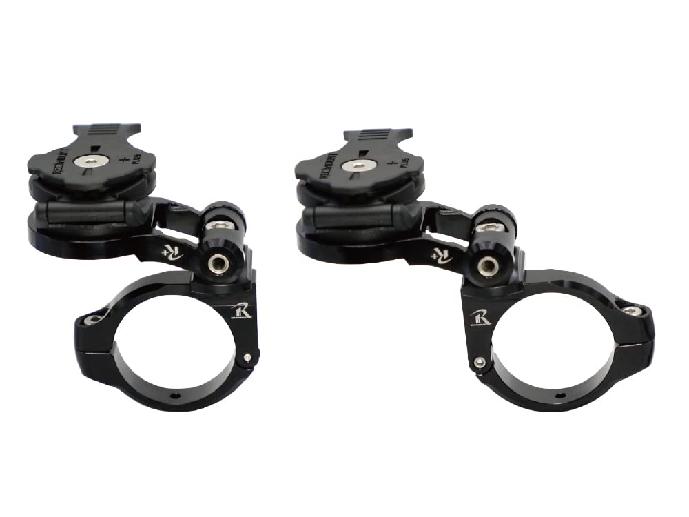 Handlebar Mount PRO Separate Dedicated Case Compatible with Handlebars of For Bicycles [RecMount Plus] [R+Bar0035] "Mount Only, Required"