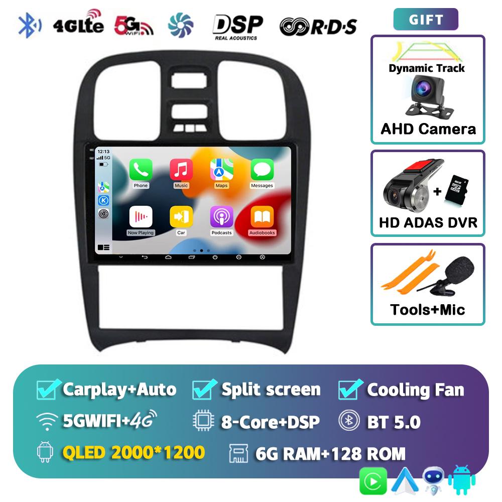 Android 14 DSP Car Radio Multimidia Video Player Navigation GPS For Hyundai Sonata EF 2001 - 2006 2007 2008 2009 2010 2011 2012