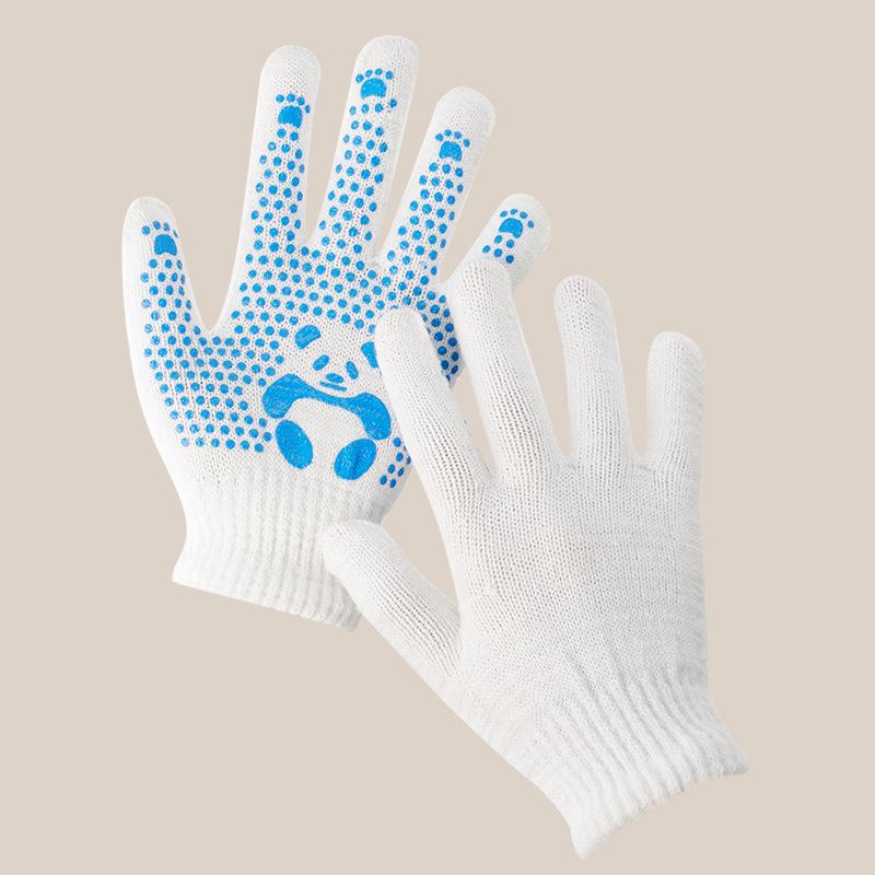 4 Farben Kinder Anti-Rutsch-Handschuhe Arbeitsschutz Schulsport Mädchenhandschuhe Outdoor-Aktivitäten Weiß gestrickte Handschuhe für Jungen 2-6 Jahre