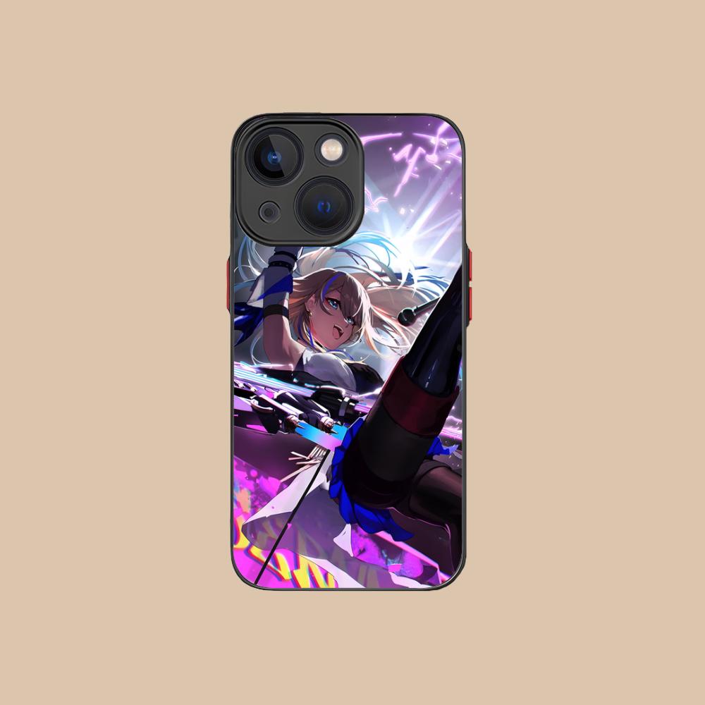 HSR Serval Silicone Mobile Phone Case for iPhone 17 16 15 14 13 12 11 X XR XS Air Pro Max Plus Mini Colorful Cover