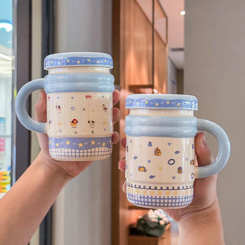 Narozeninové dárky pro spolužáky, učitele, vysoce hodnotné keramické hrnky s koťátkem, šálky na kávu a vodu a dárky