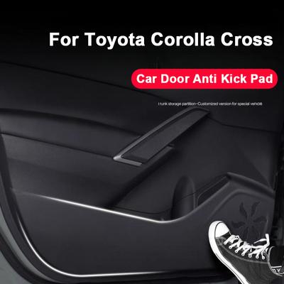For Toyota Corolla Cross -2024 2025 Car Door Anti Kick Pad Leather Car Door Protective Sticker Car Styling Decor Accessories