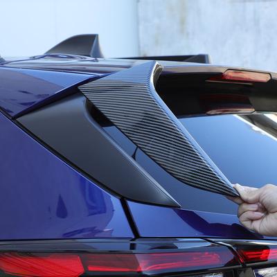 For Subaru Crosstrek 2024 2025 ABS Carbon Fiber Car Rear Window Glass C-pillar Decorative Panel Sticker Car Exterior Accessories