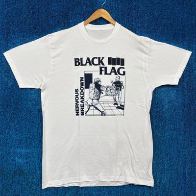 Black Flag Nervous Breakdown Album Hardcore Punk Band T-shirt XL