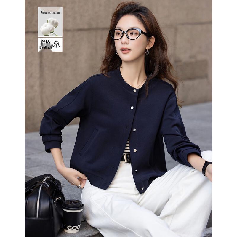 Women s Air Layer Loose-Fit Round Neck Sweatshirt XL