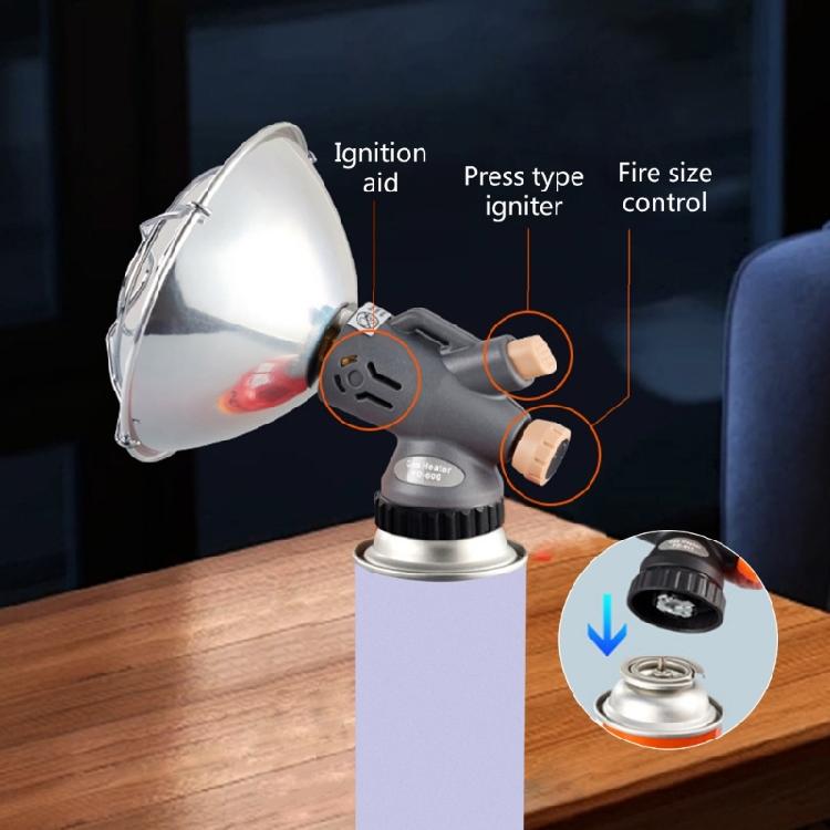 Office Desktop Fan Heaters Set Single Tanks Top Heate Outdoor Gas Heaters for Instantly Warmth