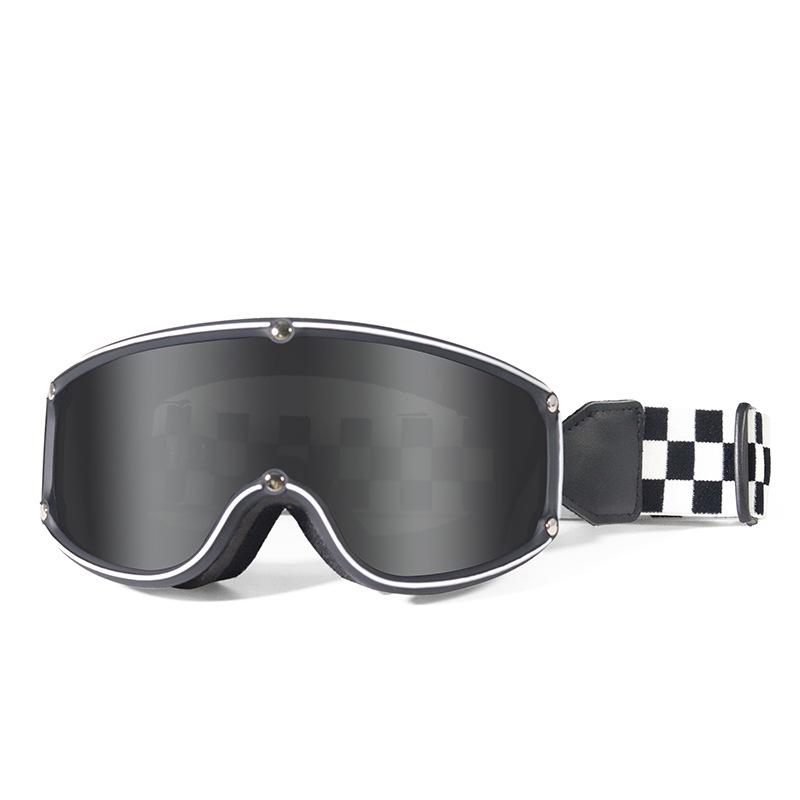Trendy retro helmet goggles, motorcycle off-road goggles, ski glasses, cycling windproof and sandproof goggles Customized