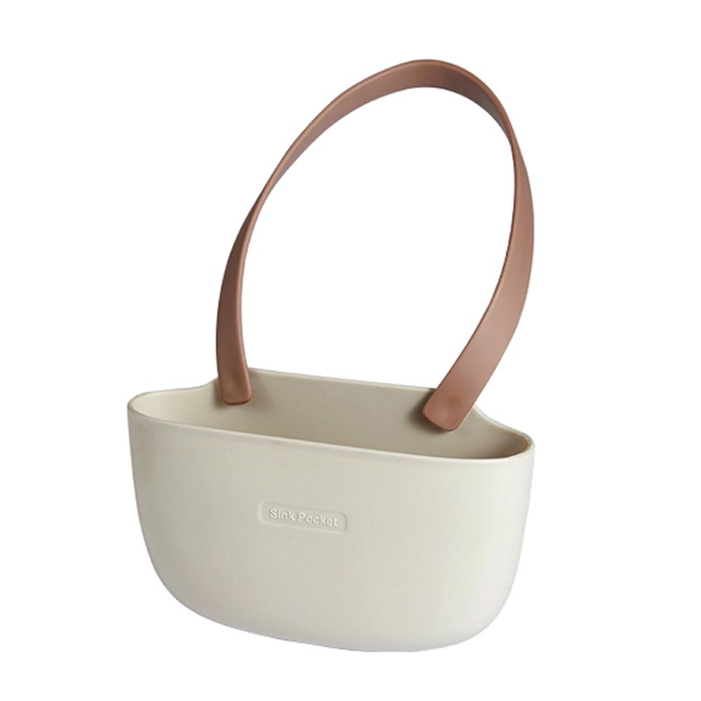 

1pc Draining Rack, Hanging Basket, Home Sink Storage Supplies, Sink Single Double Draining Hanging Bag, Drying Rack, Sink Drain светло-серый