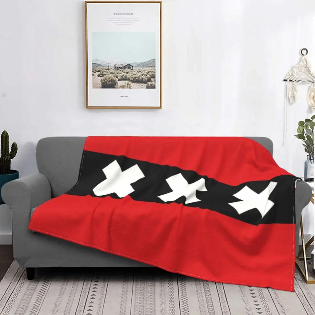 Napoleonic French 85th Regimental Flag REMASTERED Blanket Warm Fleece Soft Flannel Throw Blankets for Bed Couch Home Decor Gifts