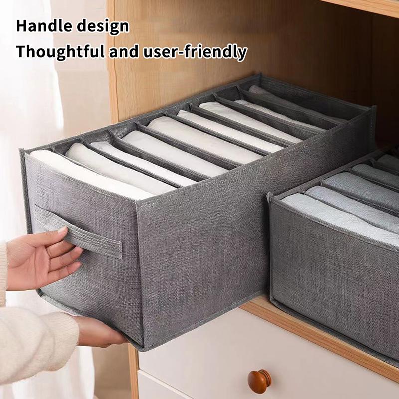 Underwear Organizer 24 Slots Foldable Container Drawer Divider Closet Storage Box for Bras Panties Socks in Bedroom