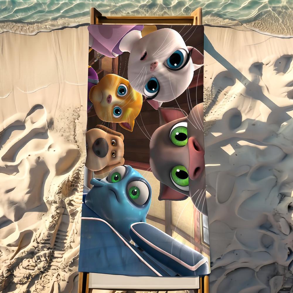 Asciugamano Cartone Animato My T-Talking T-Tom Friends Spiaggia Doccia Bagno Viaggio Leggero Delicato sulla Pelle per Piscina Campeggio Crociera Estate