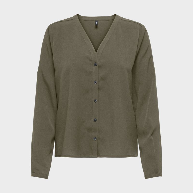 Chemisier col V lenia kalamata avec boutons Femme ONLY