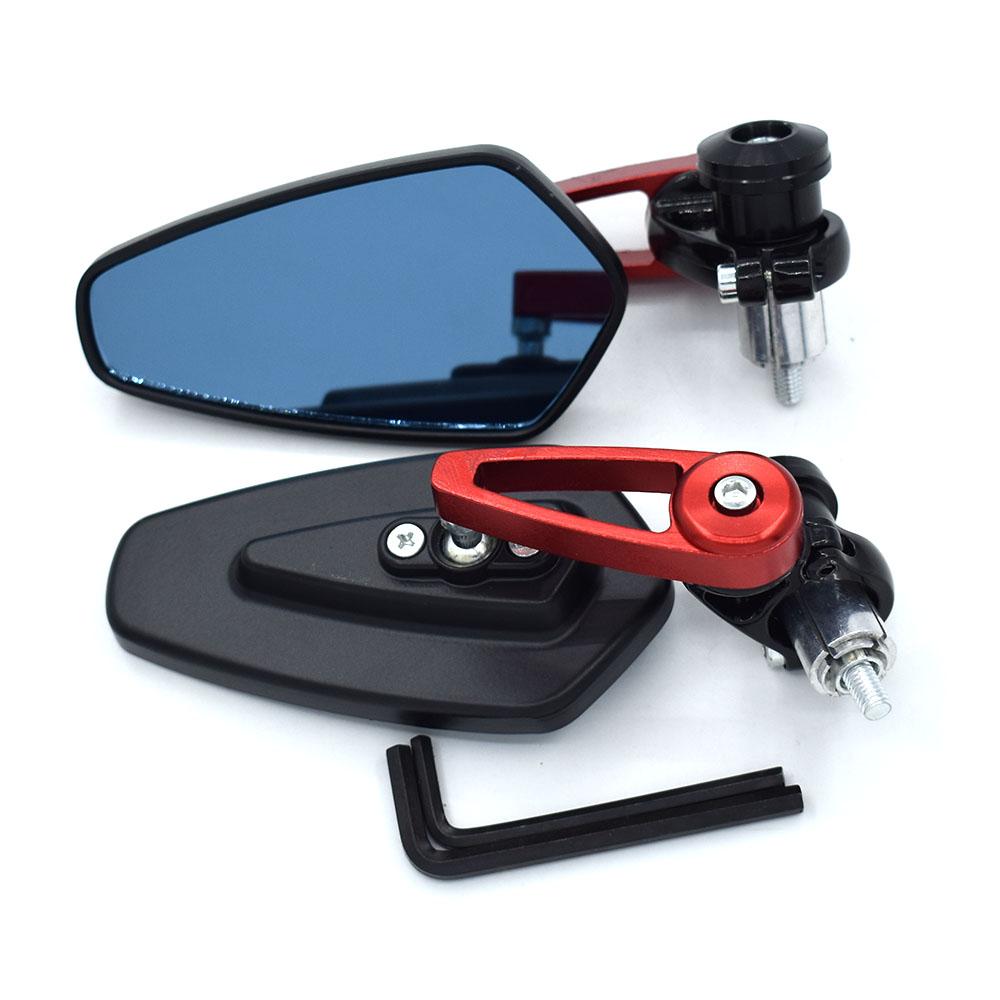 Specchietti per Kawasaki Z750 04-10 - CARBONIO [specchietti retrovisori manubrio Custom] - MotoParts Hub