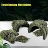 Landscape Decor Turtle Basking Hide Habitat Resin Fish Tank Scenery House Turtle Shelter  Fish