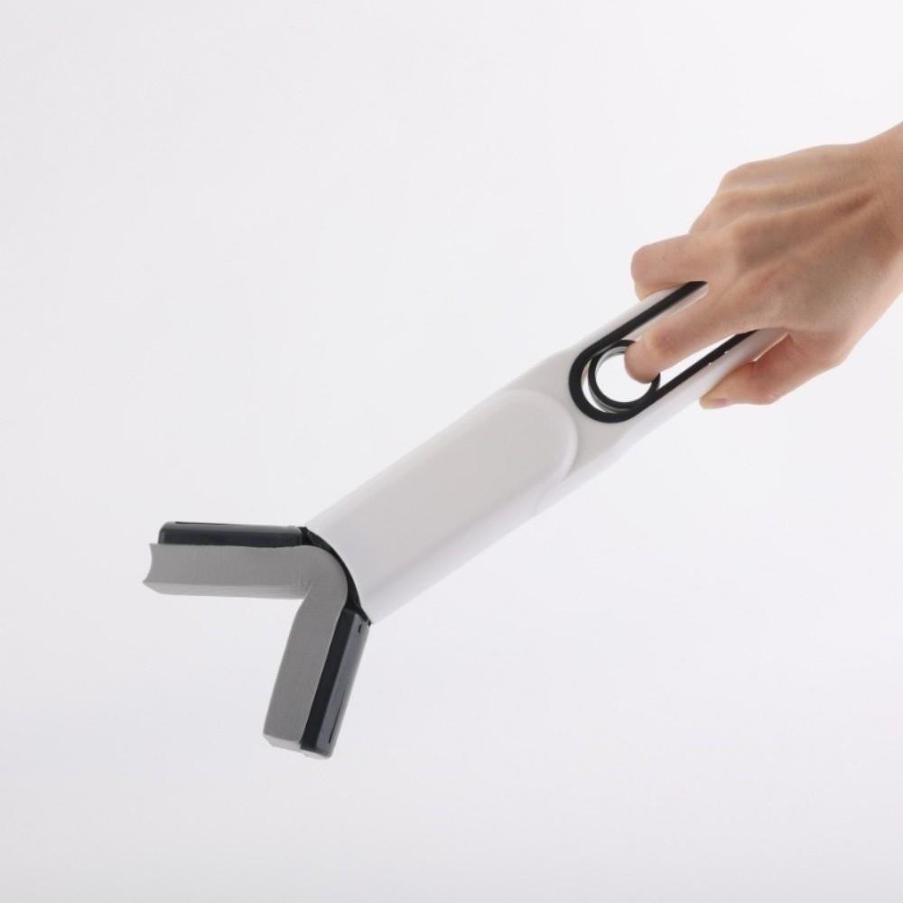 No-Rinse Mini Desktop Mop Sponge Absorbent Wet and Dry Dual-Use Sponge Head Mop Hands-Free Washing Folding Cleaning Mop