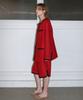 Obeodyupeulleeo Attitude Over Tweed Bermuda Pants_Red
