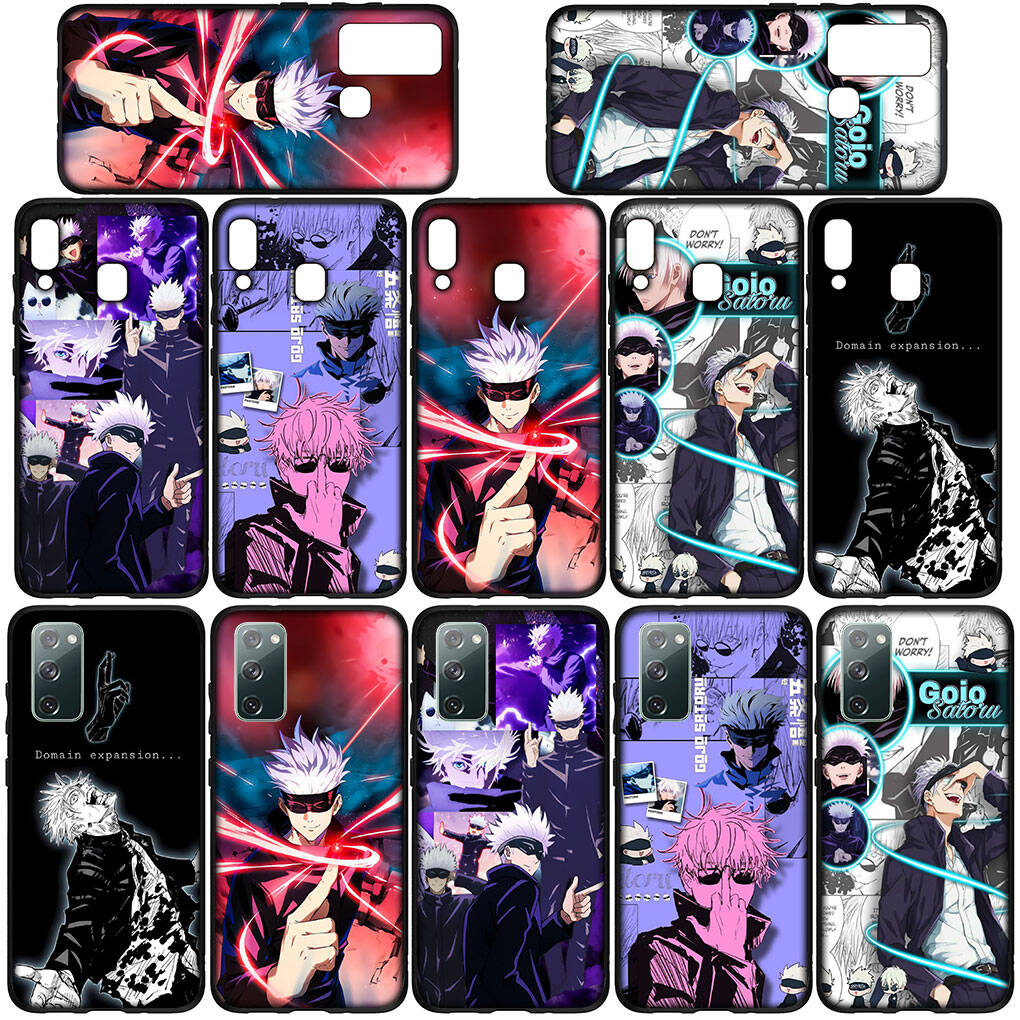 Phone Case for iPhone 17 16 15 Plus X Huawei P30 P20 Lite Redmi Note 14 12 11 13 Pro Max OPPO A60 A80 A40 A18 Cartoon Gojo Satoru Jujutsu Kaisen Cover