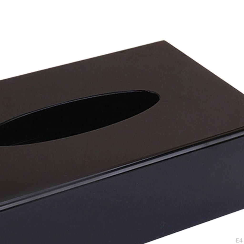 Elegant Acrylic Toilet Paper Holder and Tissue Organizer for Home