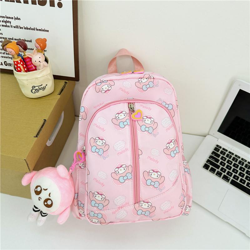 New Cartoon Canvas Backpack For Kids Outdoor Travel Sweet Style 20-35l Capacity Girls